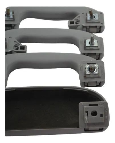 Kit 3 Puxador Pqp Alça Teto Porta Oculos Tracker 2018 Origin Cinza - Foto 3
