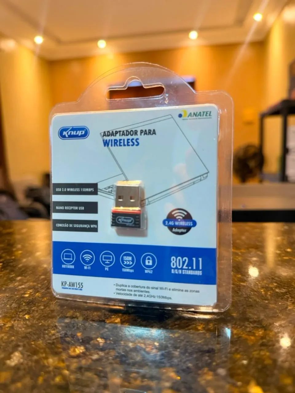 Adaptador Wifi USB Novo