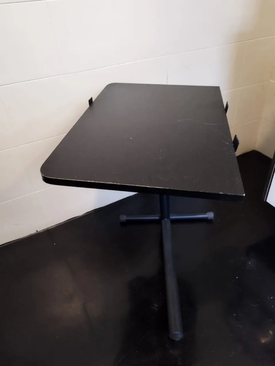 Mesa Ergonômica Para Notebook Com Giro E Altura Ajustavel Inclinavel Nt-home Preta Multivi - Foto 6