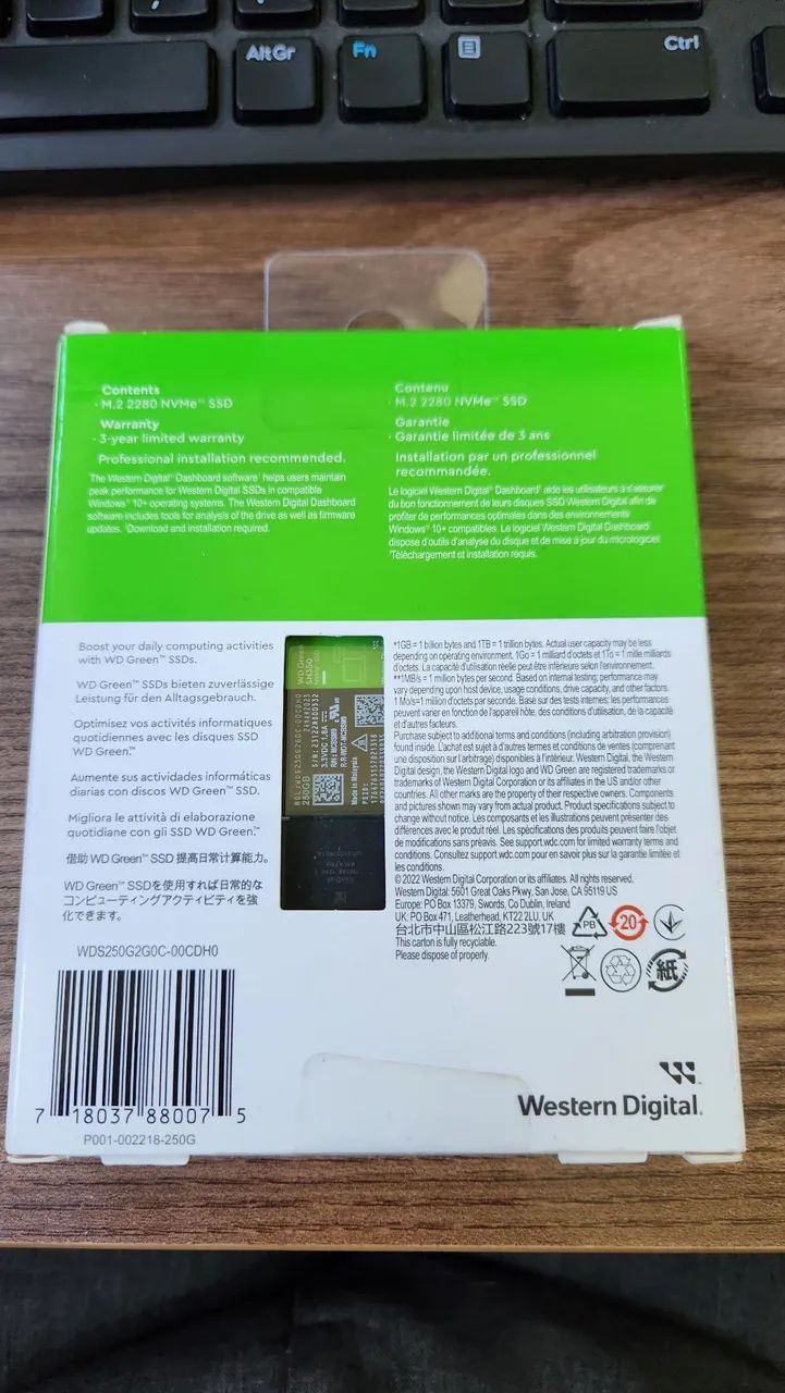 SSD 250Gb WD Green  - Foto 2