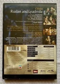 DVD Duplo da ópera Ruslan and Lyudmila - Mikhail Glinka - Foto 3