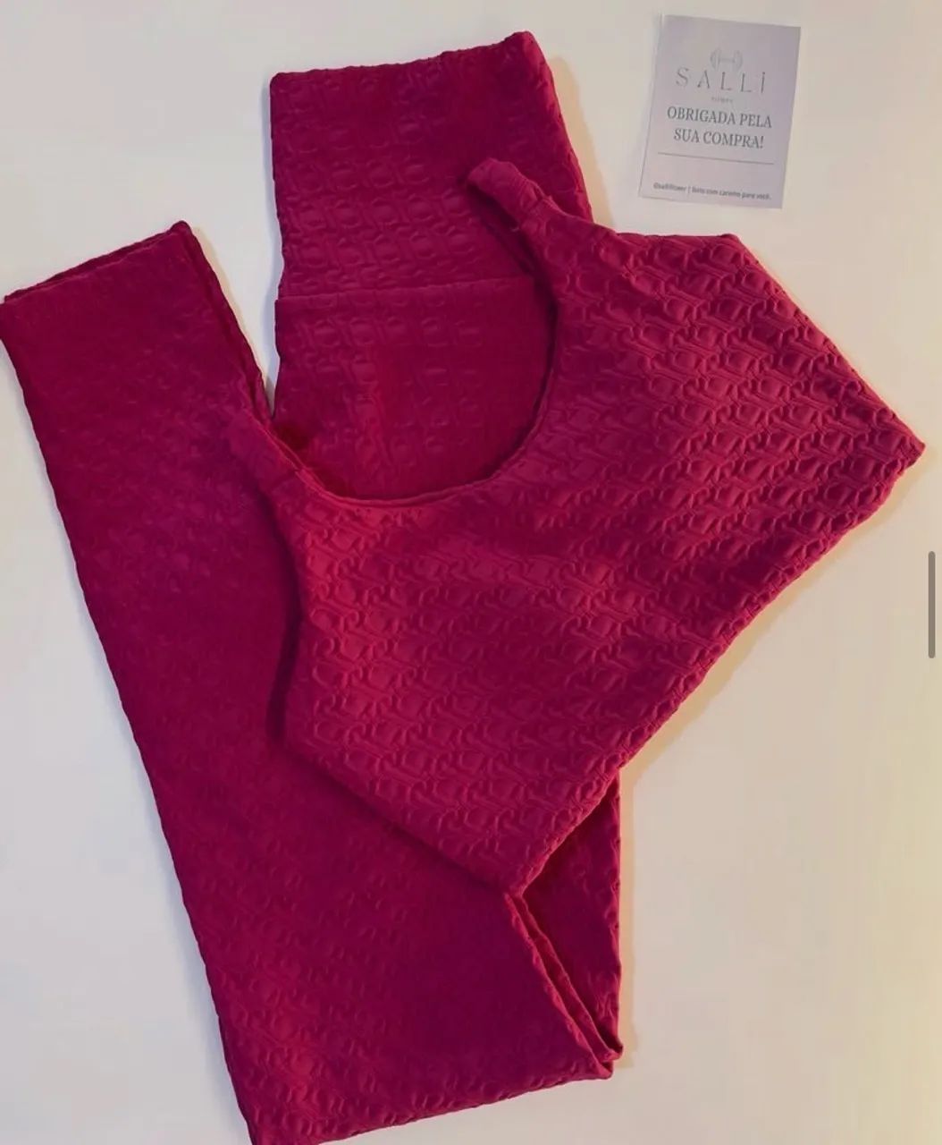 Conjunto rosa de academia 