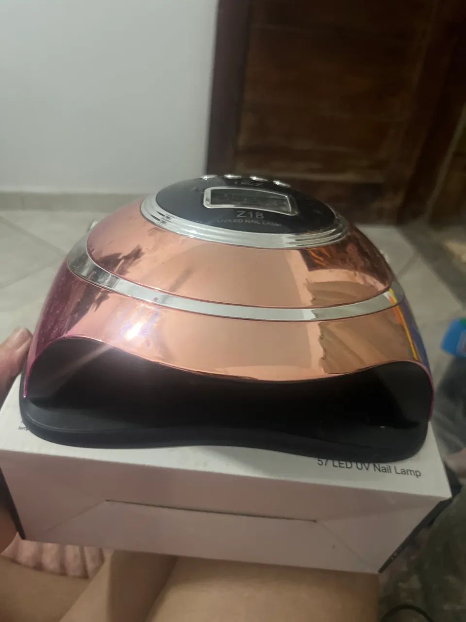 Lixadeira elétrica e Led para Unhas - Foto 4