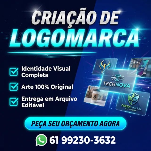 Design Gráfico Profissional ? Logomarca, Artes, Vídeos e Muito Mais - Foto 3