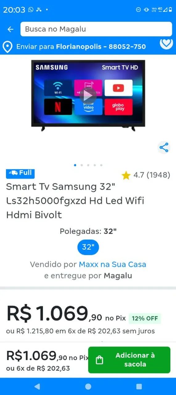 Tv smart Samsung 32  - Foto 2