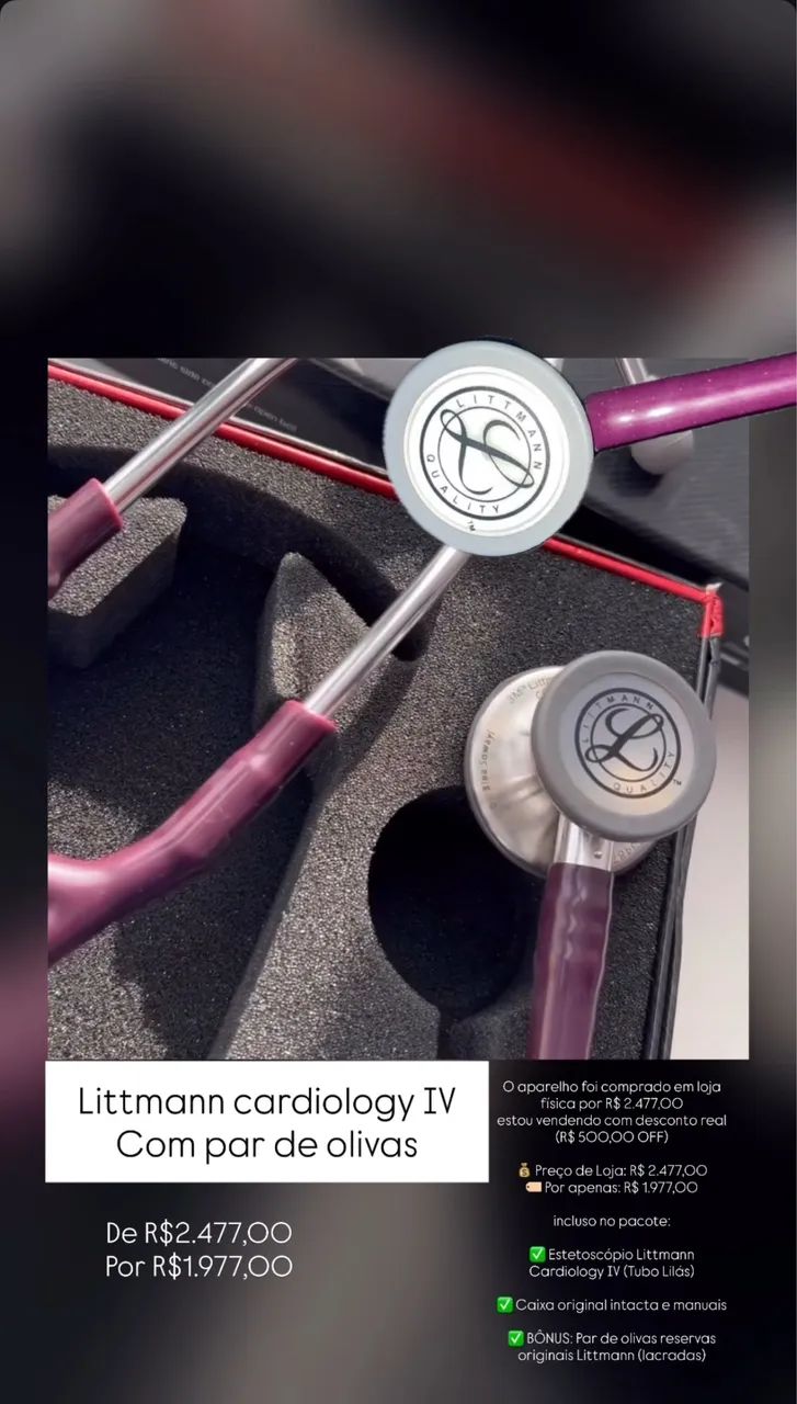 Estetoscópio Littmann  Cardiology - Foto 3