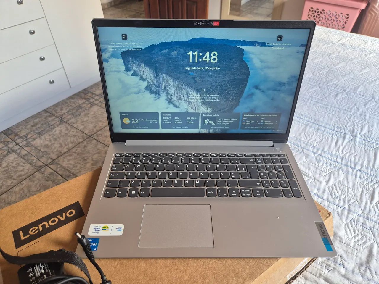 Notebook Lenovo ideapad I5 12th 512gb SSD e 8gb ram - Foto 5