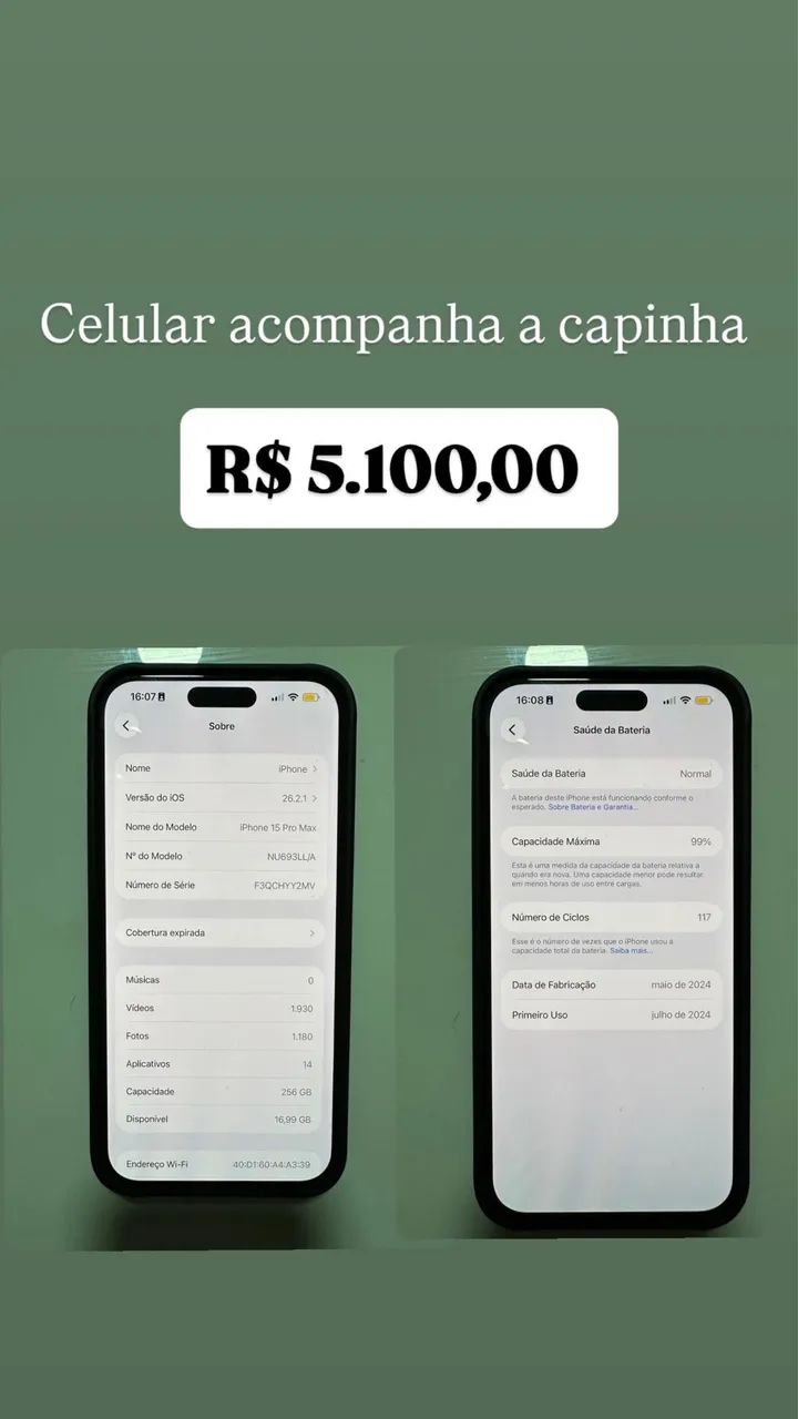 Vendo iPhone 15 pro Max 256 g  - Foto 4