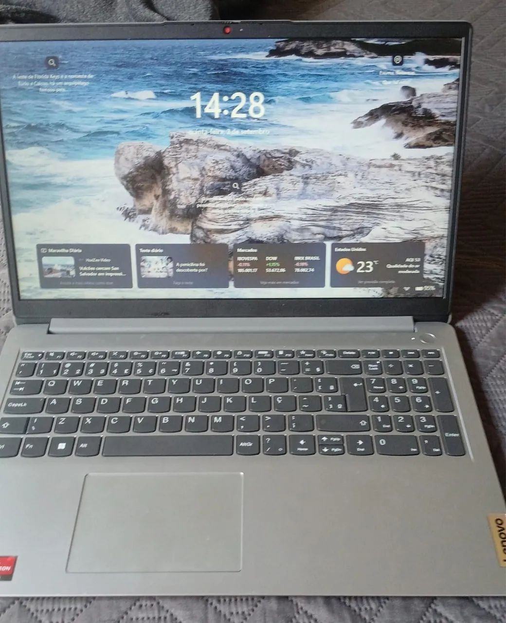 notebook leonovo com amd ryzen 3 - Foto 2