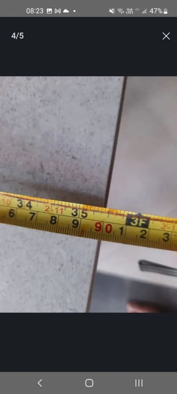 Mesa de centro em inox/vidro c/entrega a - Foto 4