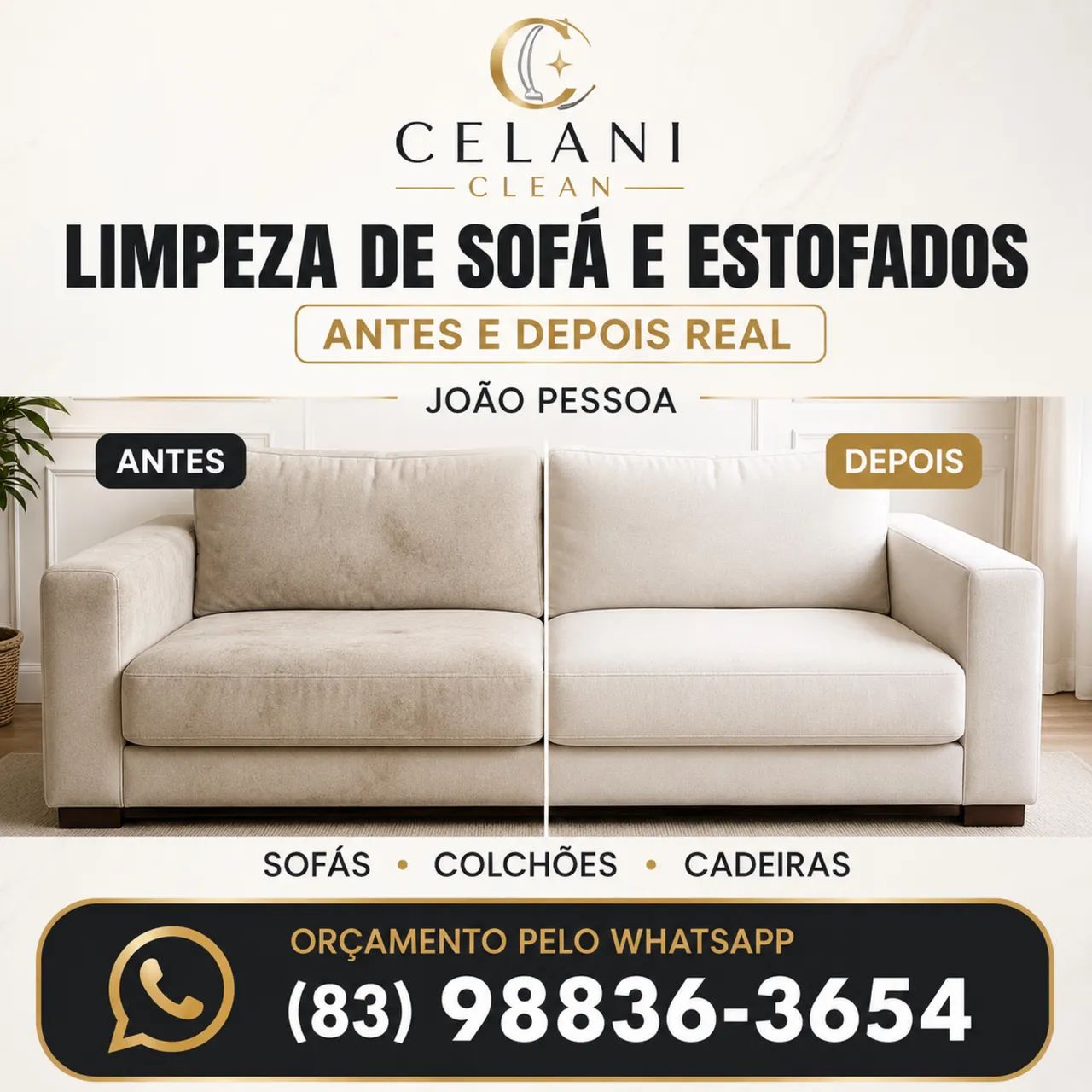 Limpeza de Sofá, Colchão e Estofados em João Pessoa