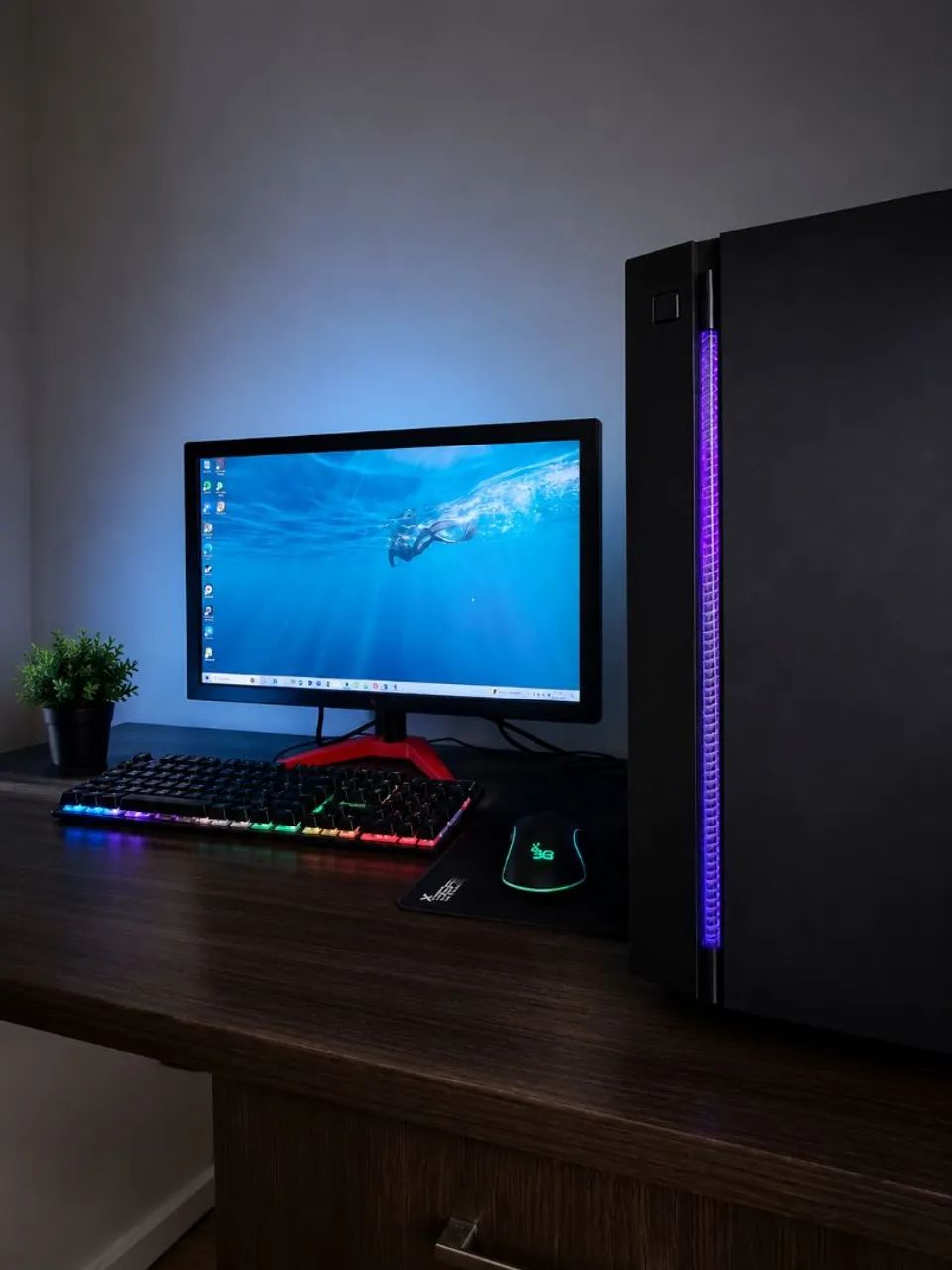 Computador Intel Corei7 16gb Ssd 512gb  Monit 24, Windows 10 (Usado) - Foto 2