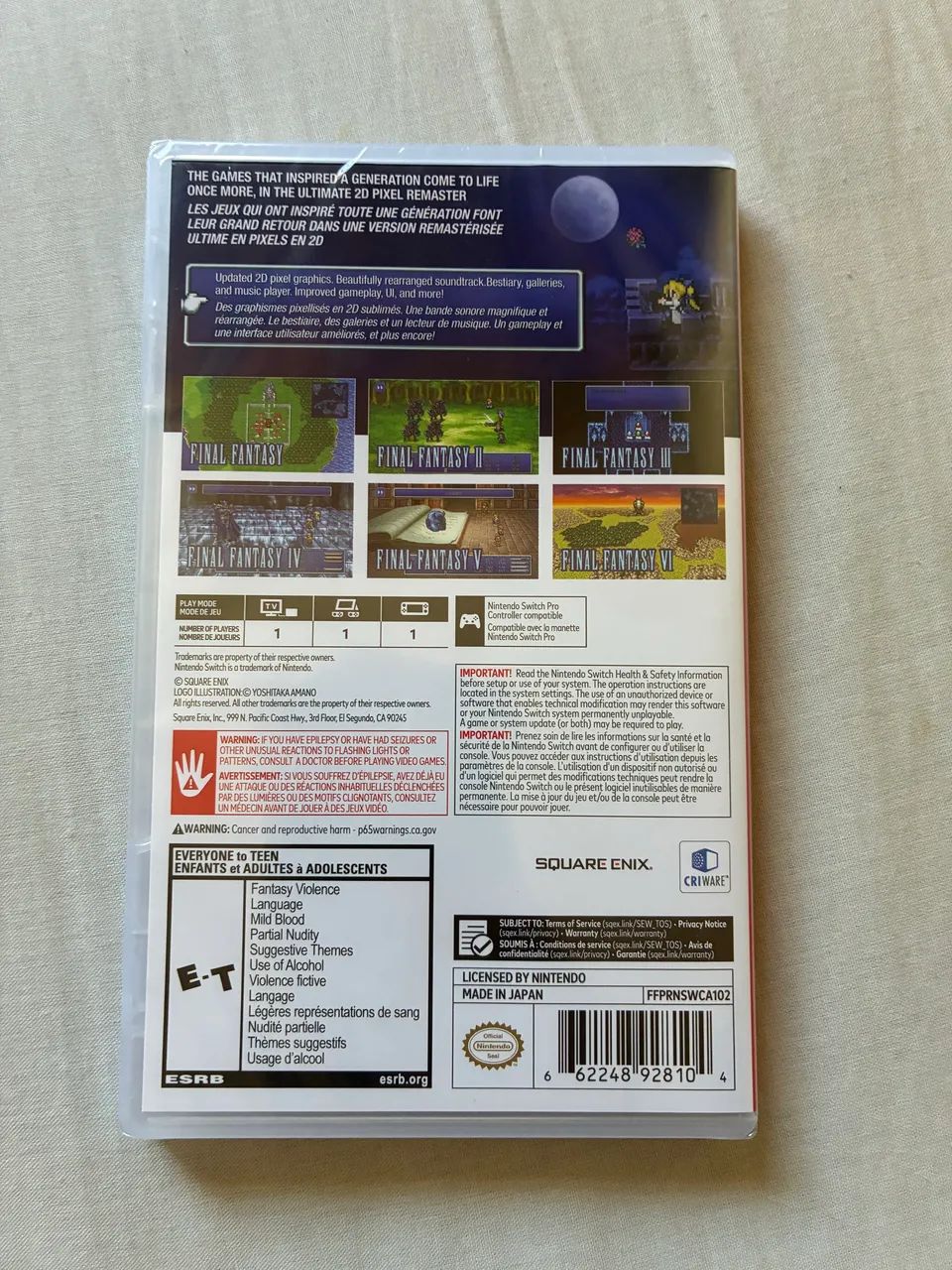 Final fantasy collection Nintendo Switch Lacrado  - Foto 4