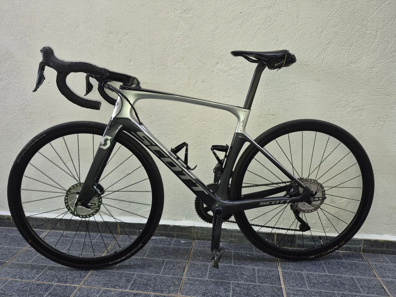 Bike speed scott foil disc ultegra eletrônico 54 M - Foto 3