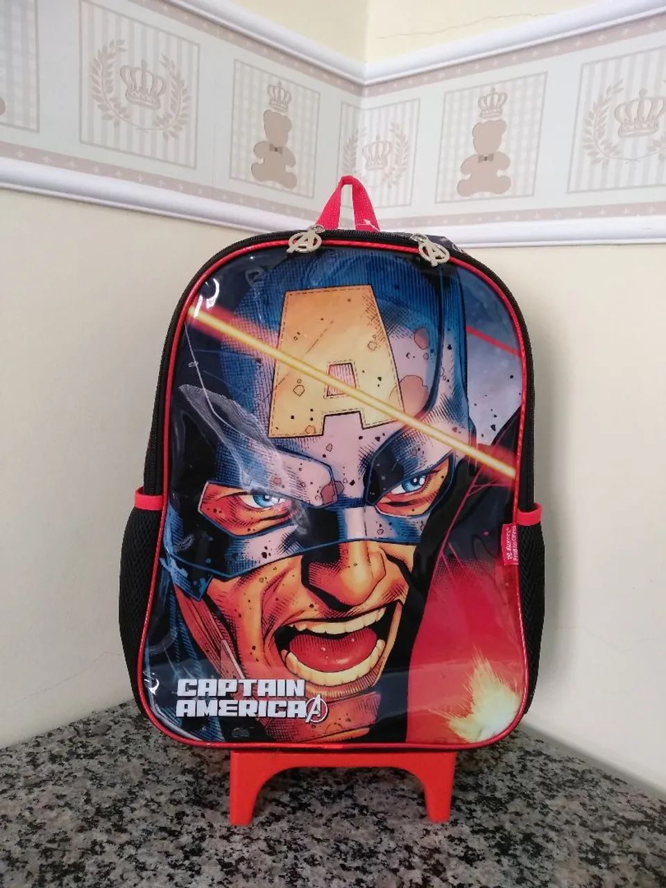 Mochila escolar com rodinhas. - Foto 4