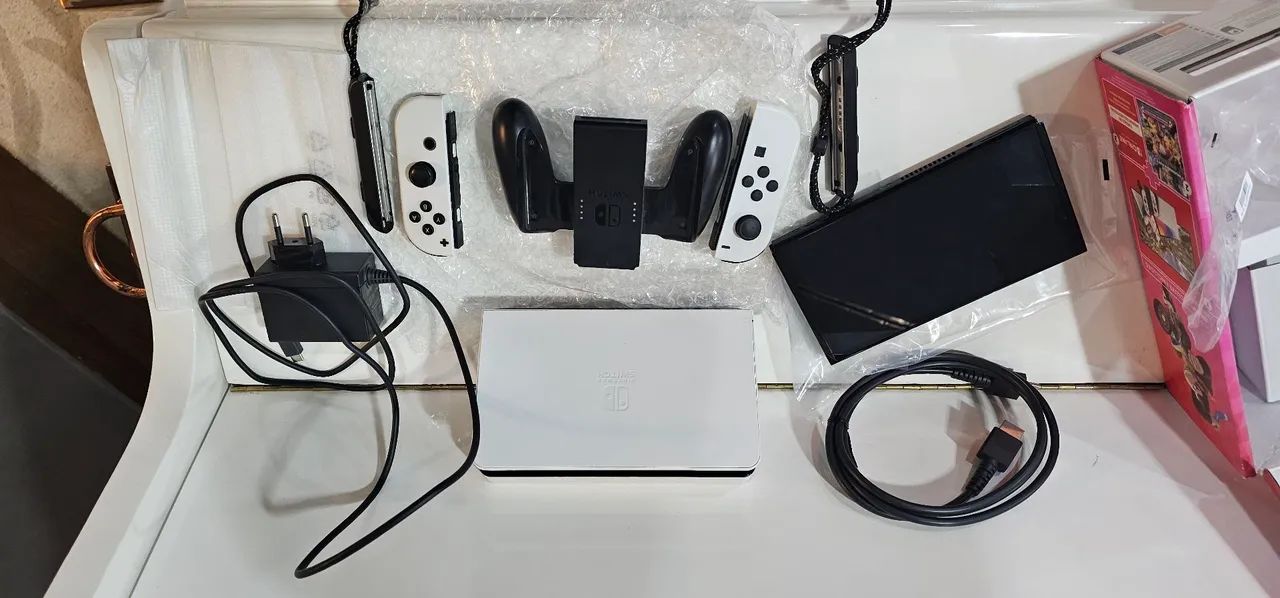 Nintendo Switch OLED 64GB Perfeito - Foto 4