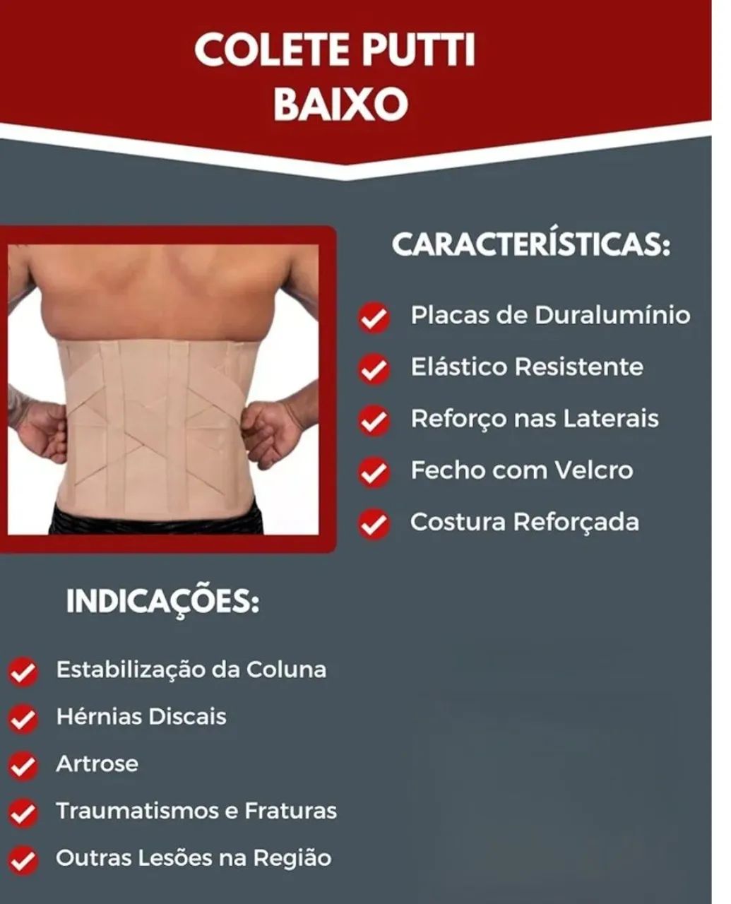 COLETE PUTTI BAIXO LOMBAR  - Foto 5