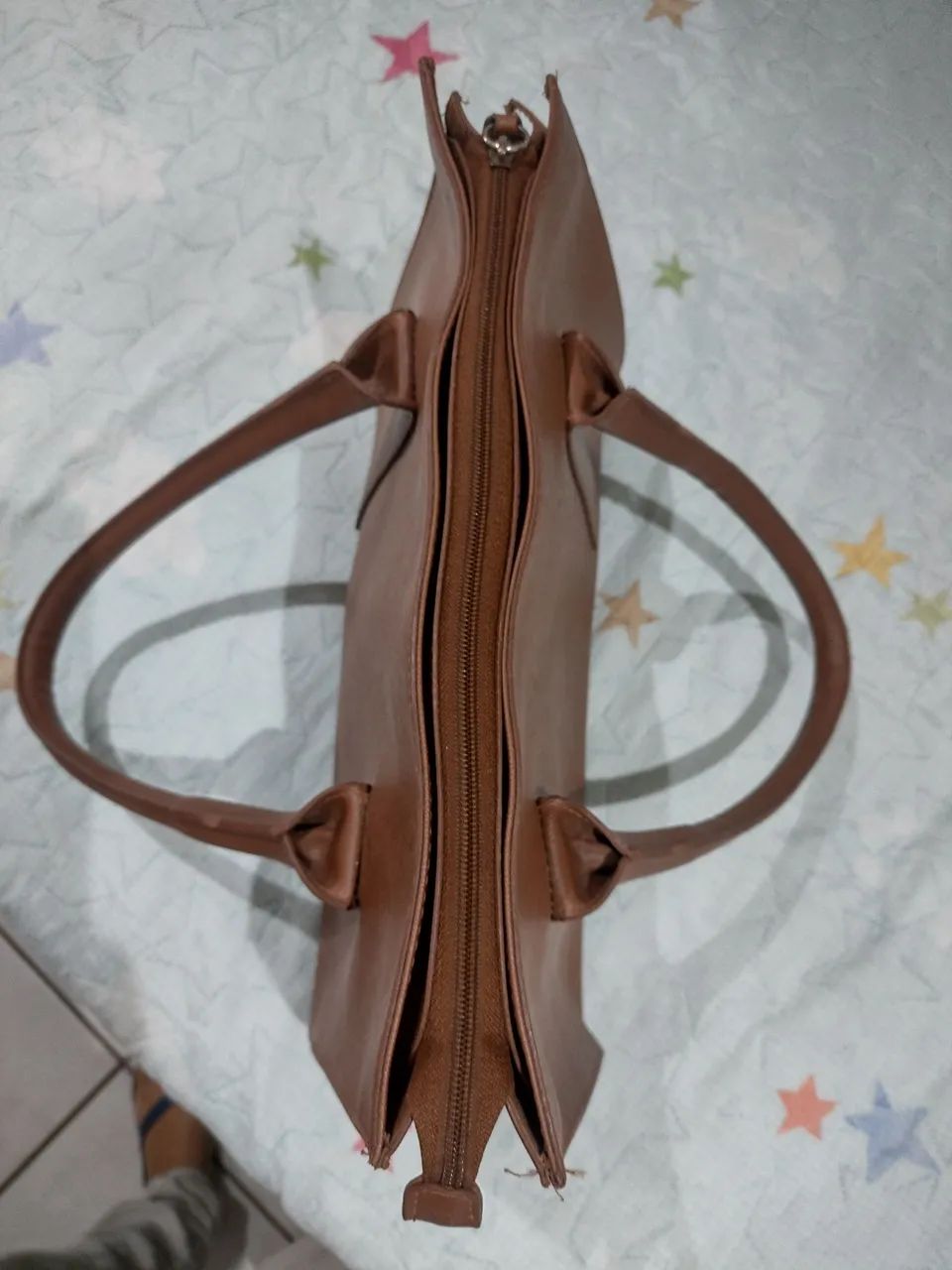 Bolsa tote marrom - Foto 2