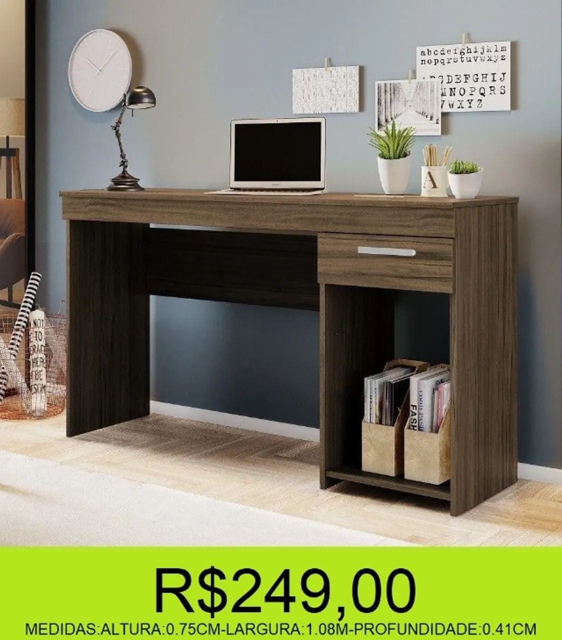 escrivaninha - reposição - compre e retire hoje mesmo  - Foto 3