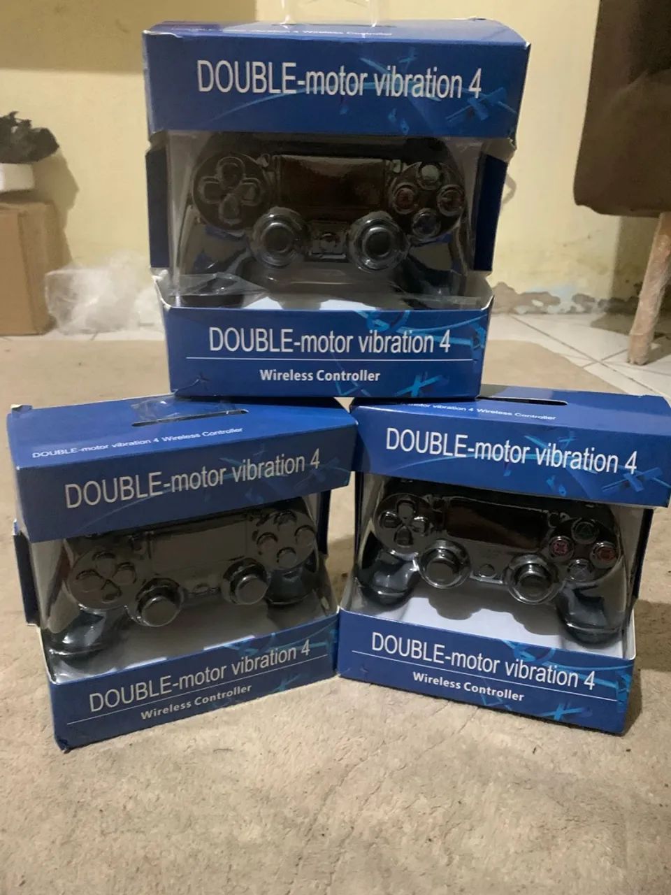 Controle PS4 Sem Fio Bluetooth Double Motor Vibration 4  - Foto 4