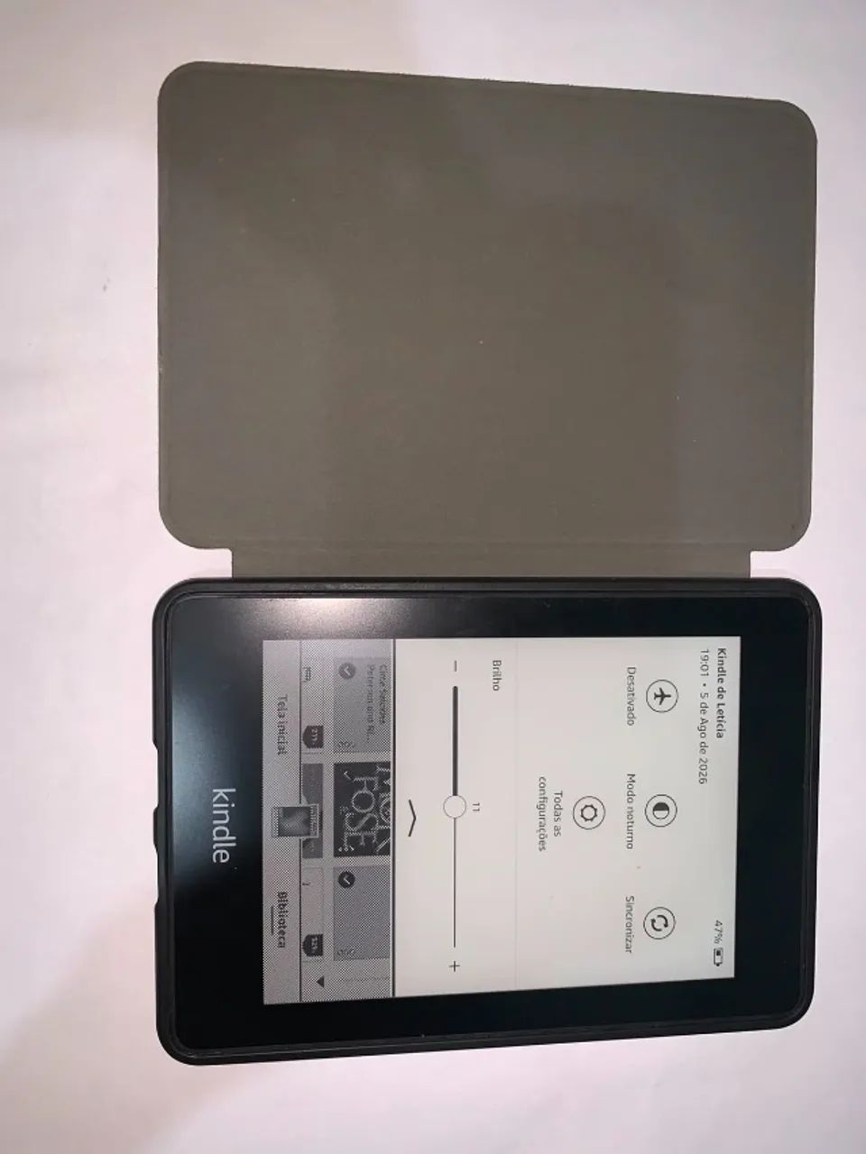 Kindle 10 geração paperwhite em ótimo estado + capa protetora
