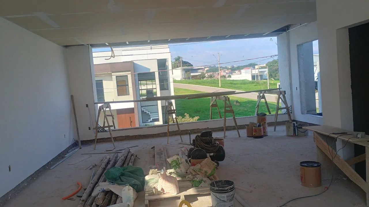 Forro de gesso com aplicação de gesso liso - Foto 4