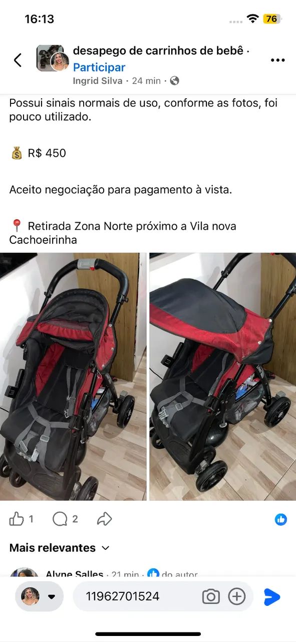 Carrinho de bebê 