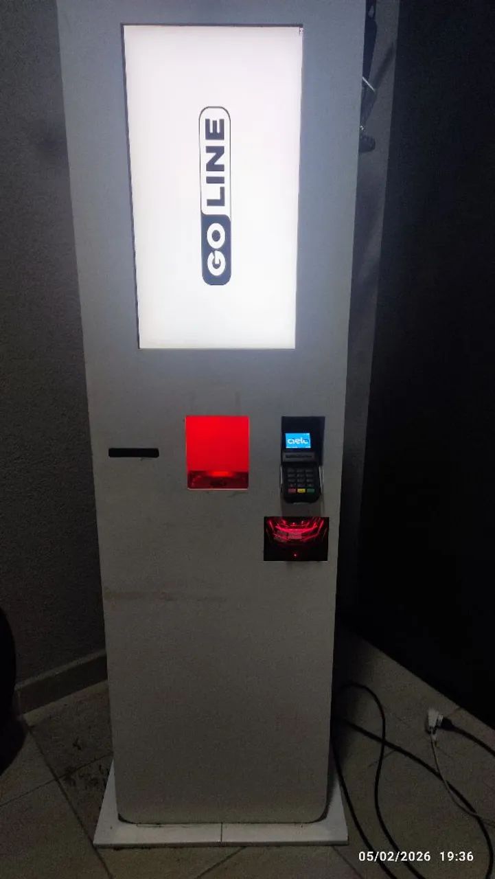 Totem de auto pagamento/atendimento moderno e completo 