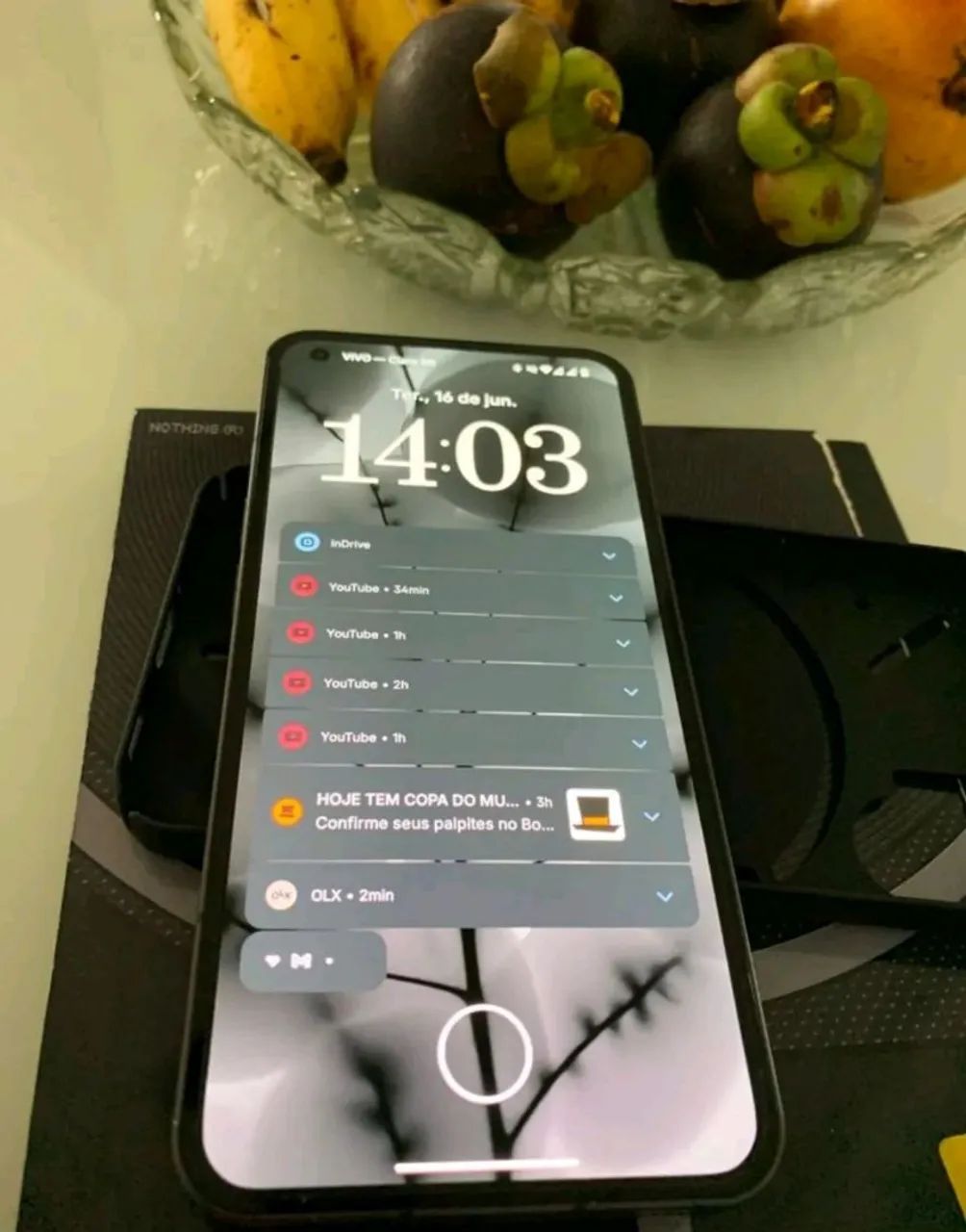 V/T Nothing Phone 1 256GB 5G com caixa top - Foto 3