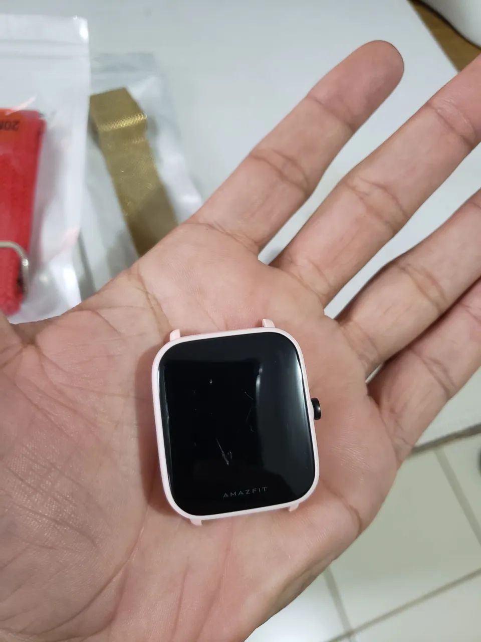 Smartwatch Amazfit Basic Bip U Pro Pink - Foto 2