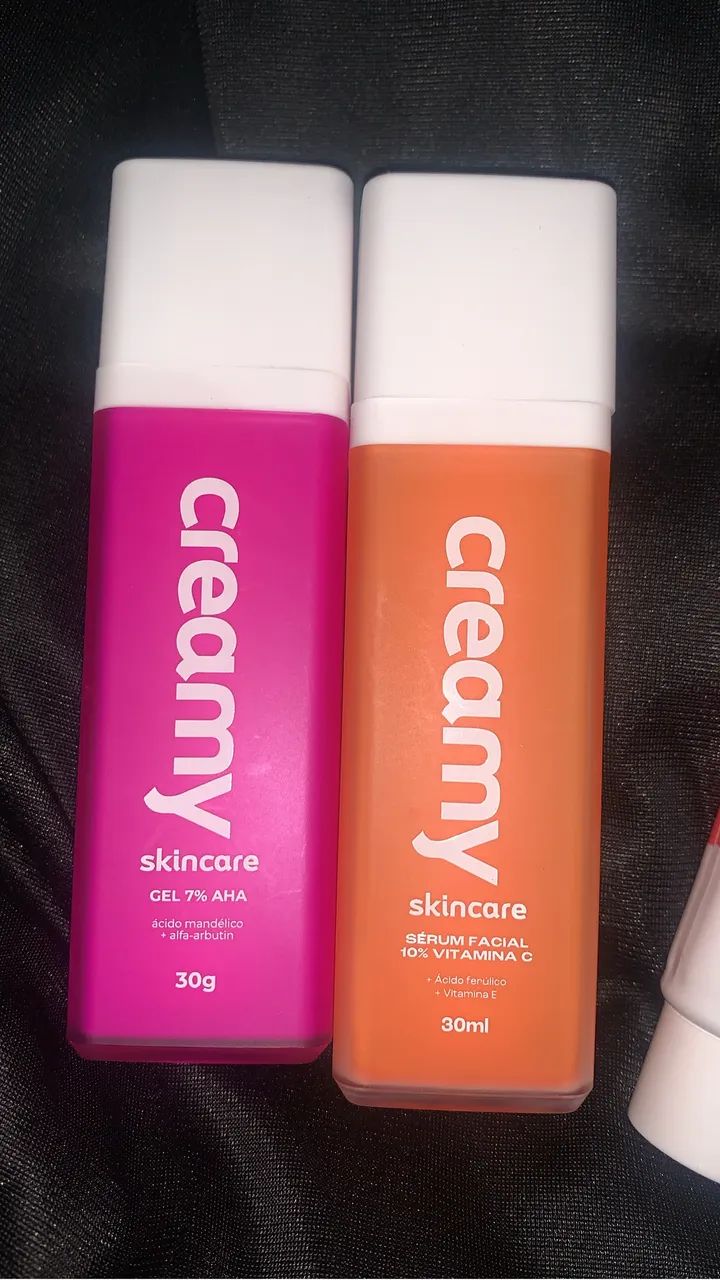 Produtos faciais 