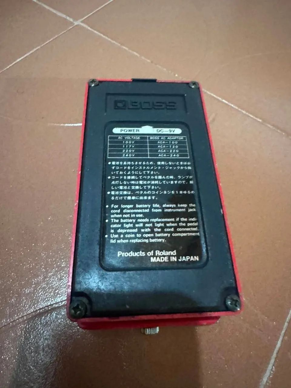 Boss SP-1 spectrum japonês Black label  - Foto 5