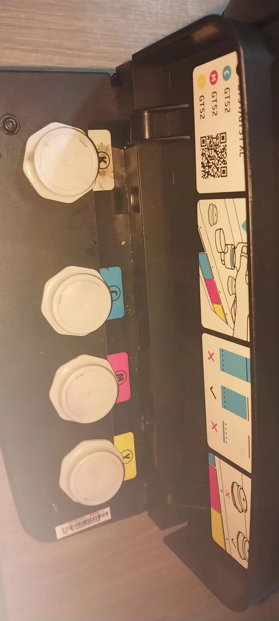 Impressora HP Multifuncional - Com Tinta Preta e Cabos - Foto 2