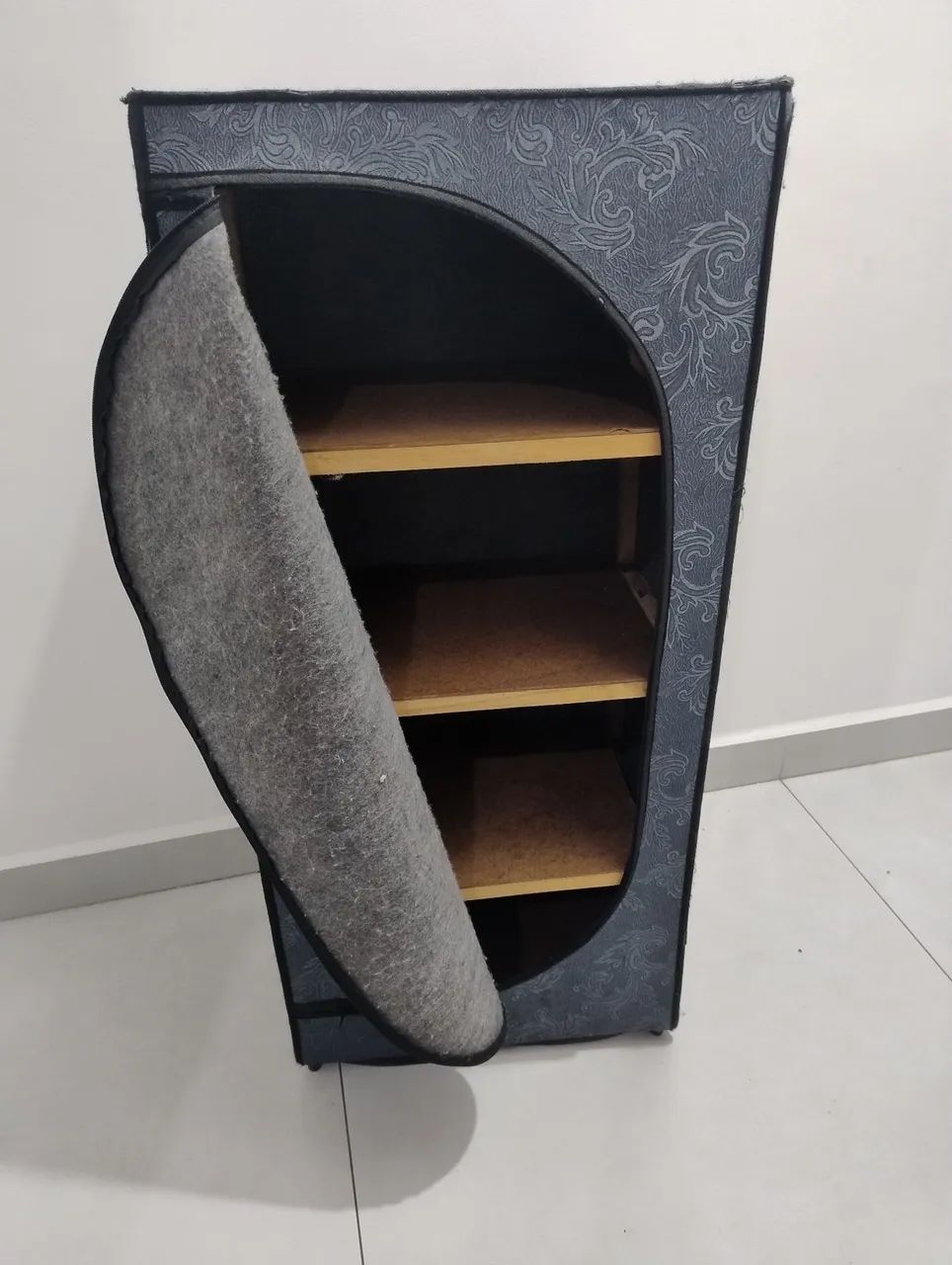 Sapateira Compacta de Tecido com Zíper - Foto 2