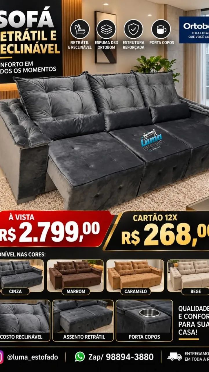 SOFAS APARTIR DE 999,00 ZAP *  - Foto 4