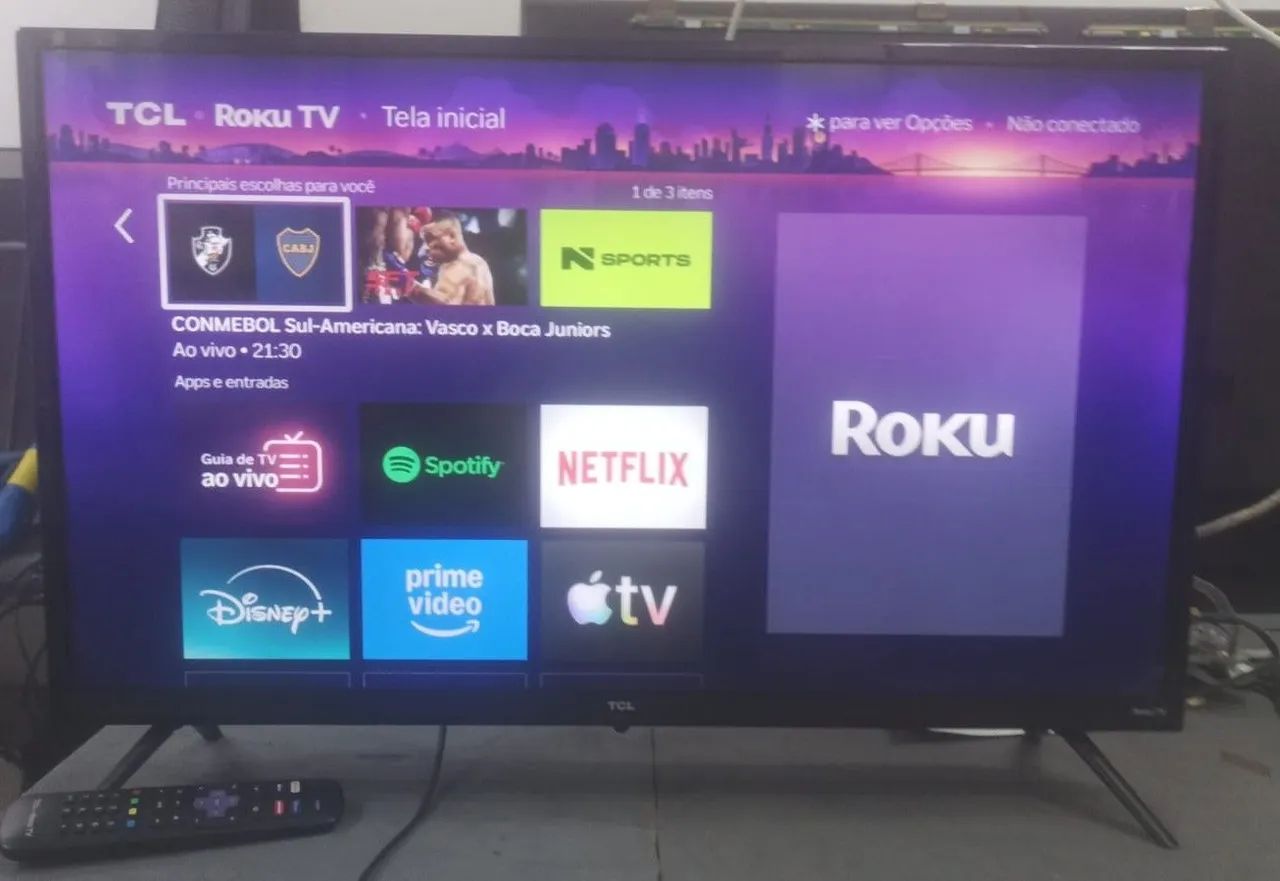 TV 32" POLEGADAS TCL ROKU DIGITAL  - Foto 5