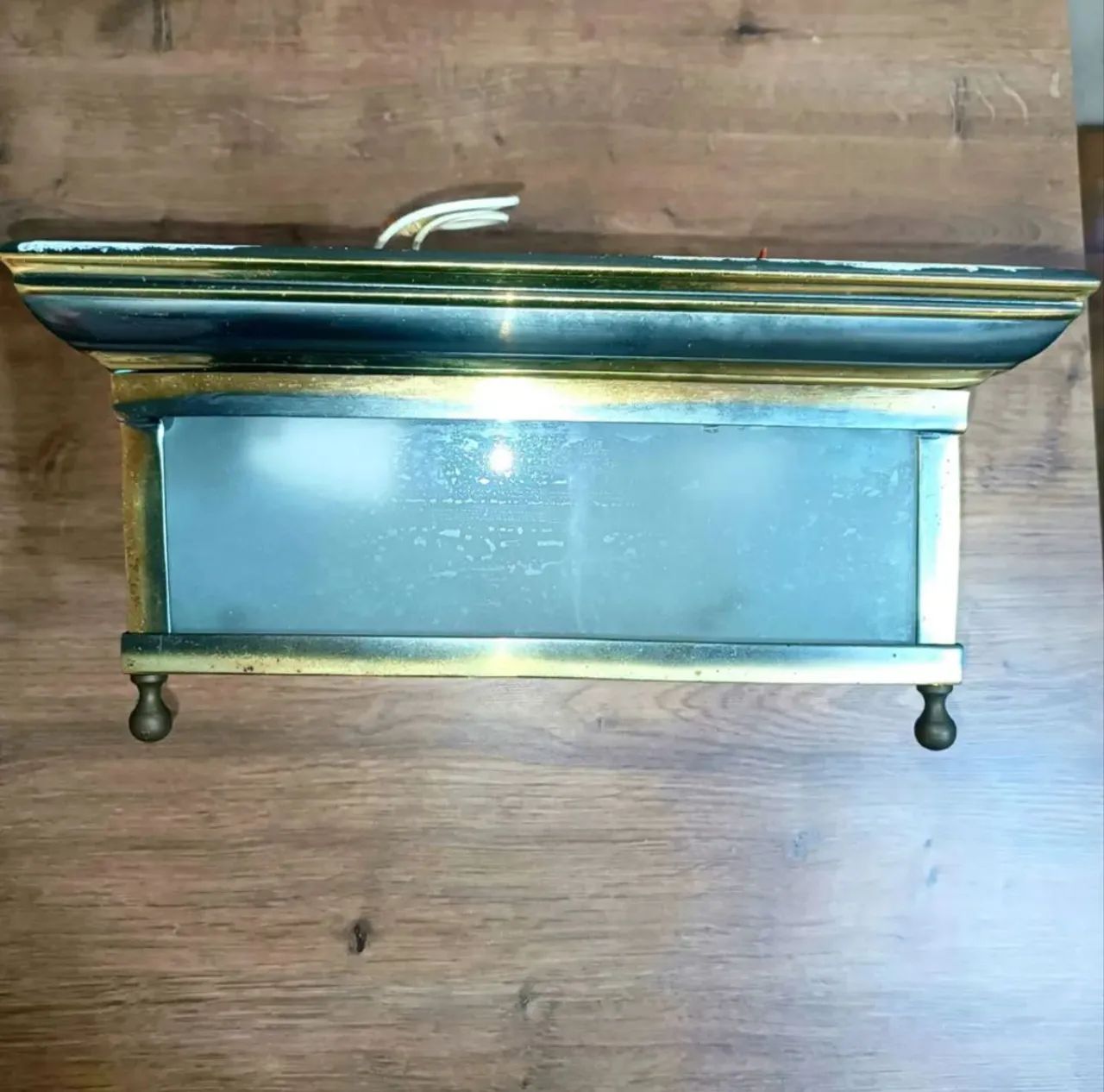 Plafon luminária em latão estilo clássico