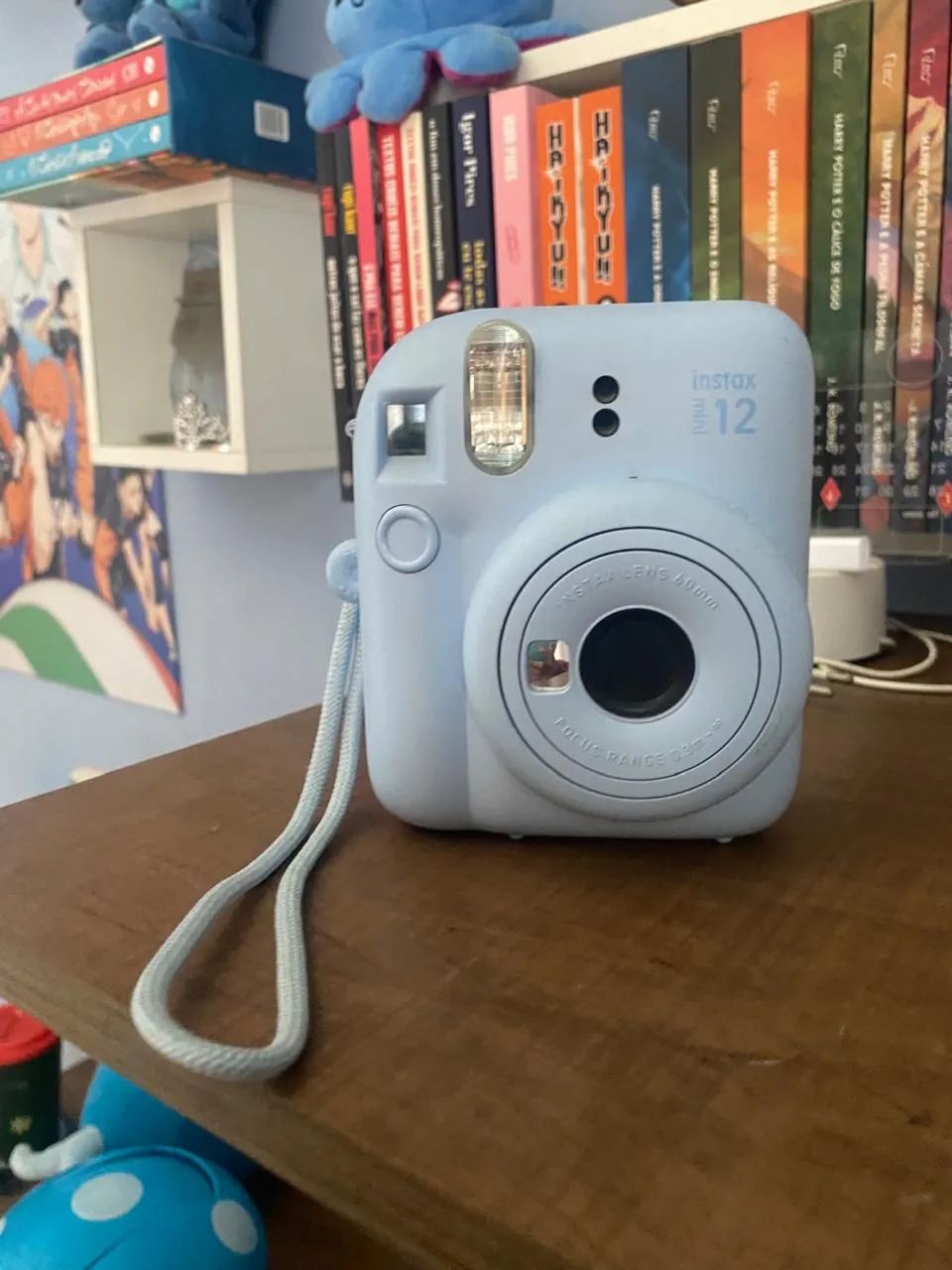 CÂMERA INSTAX MINI 12 FUJIFILM AZUL CANDY