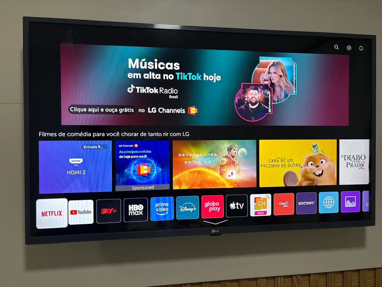 Smart TV 43 polegadas LG (estado de nova)  - Foto 3