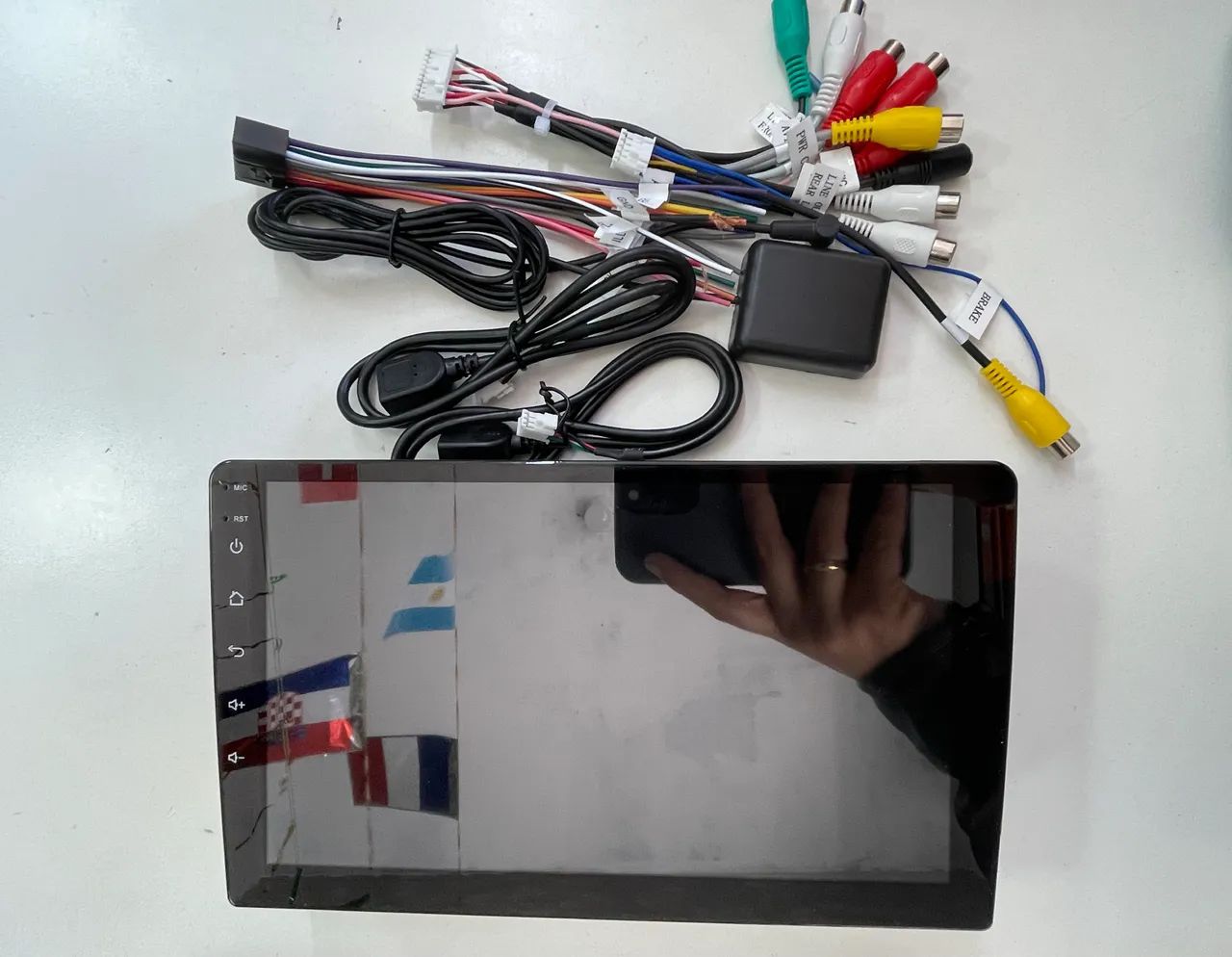 Multimídia androide com CarPlay e GPS 9 polegadas  - Foto 2