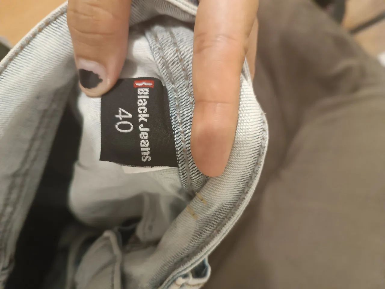 CALÇA JEANS CLARA 40 - Foto 3