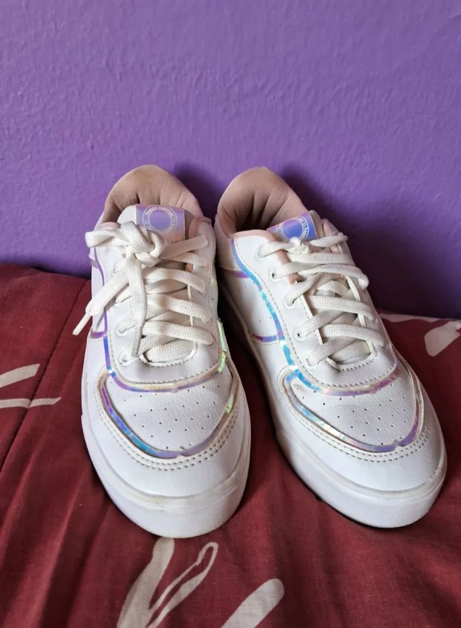 Tênis C&A Infantil  Branco  - Foto 4
