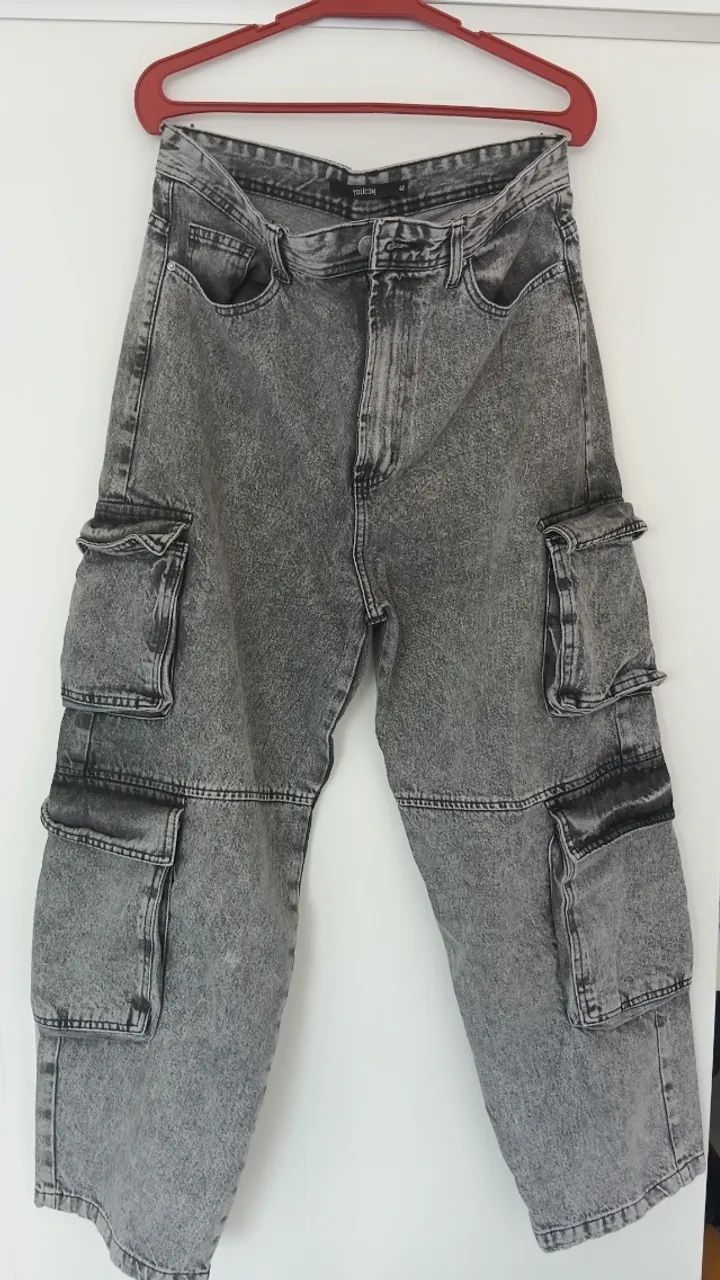 Calça jeans preta marca youcom - Foto 2