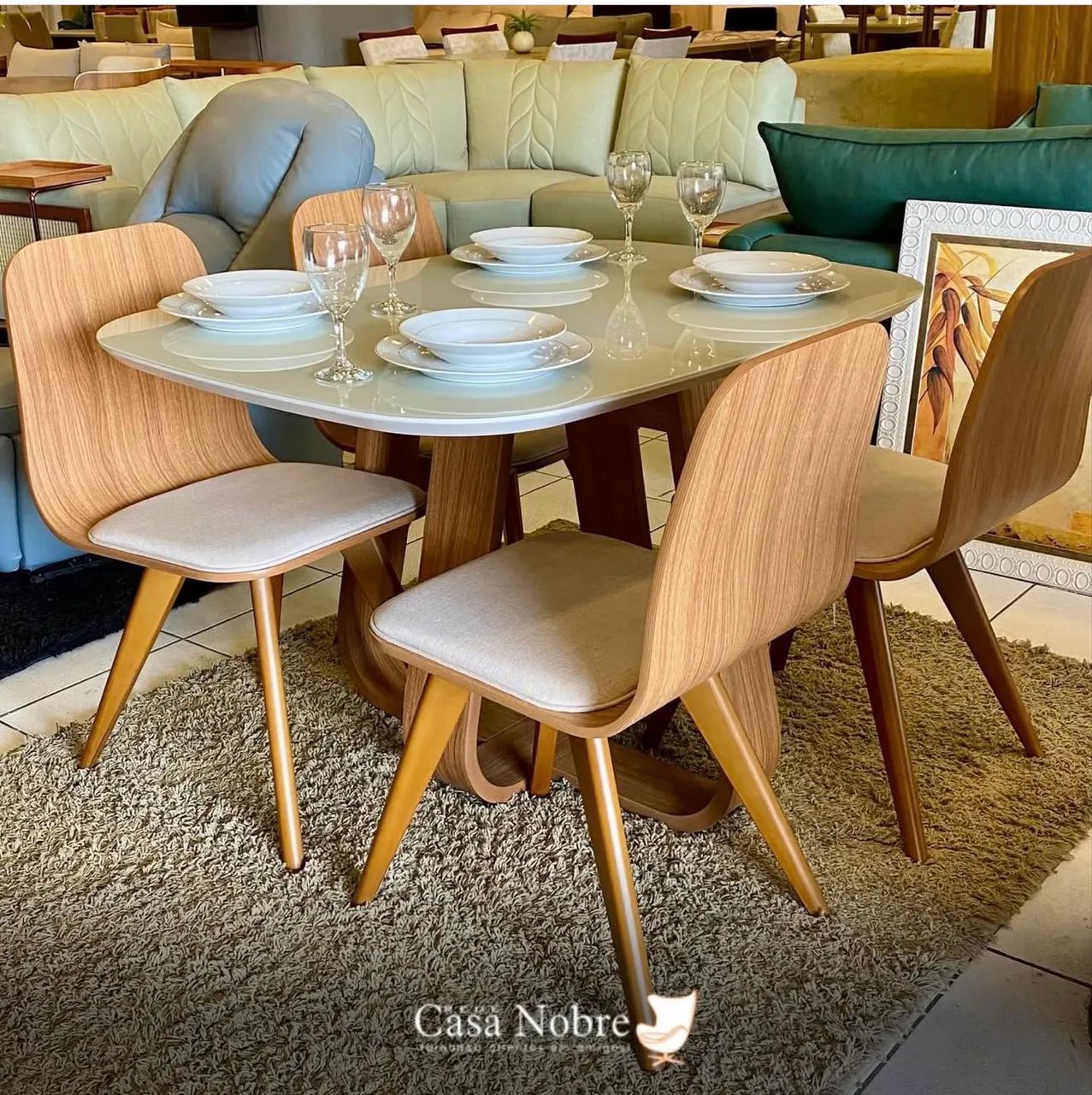 Mesa de jantar 4 Lugares 