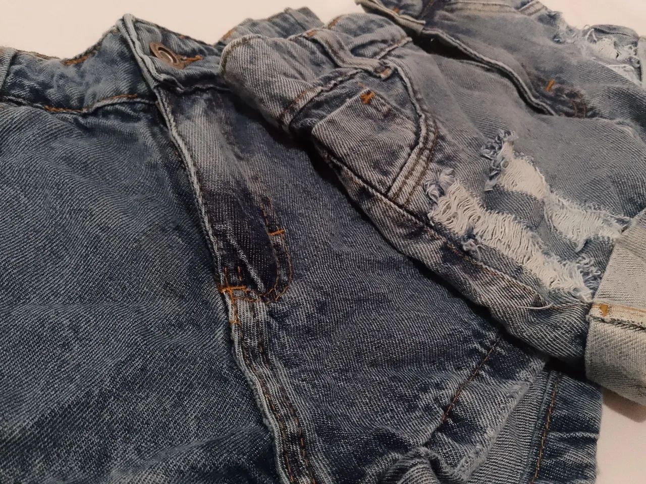 Dois shorts jeans  - Foto 2