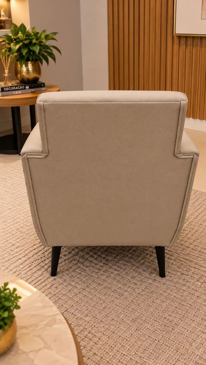 Vendo Poltronas novas top couro - Foto 2