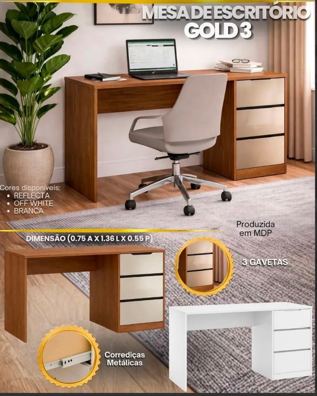 Mesa escritório 