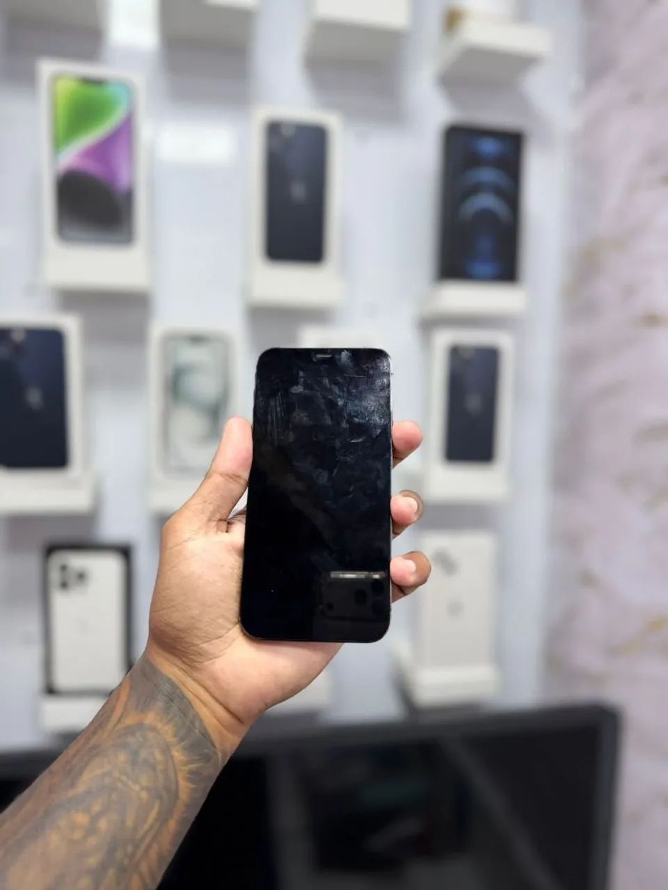 IPHONE 12 PRO 128GB PRETO<br>R$ 2.099,00 TOP - Foto 5