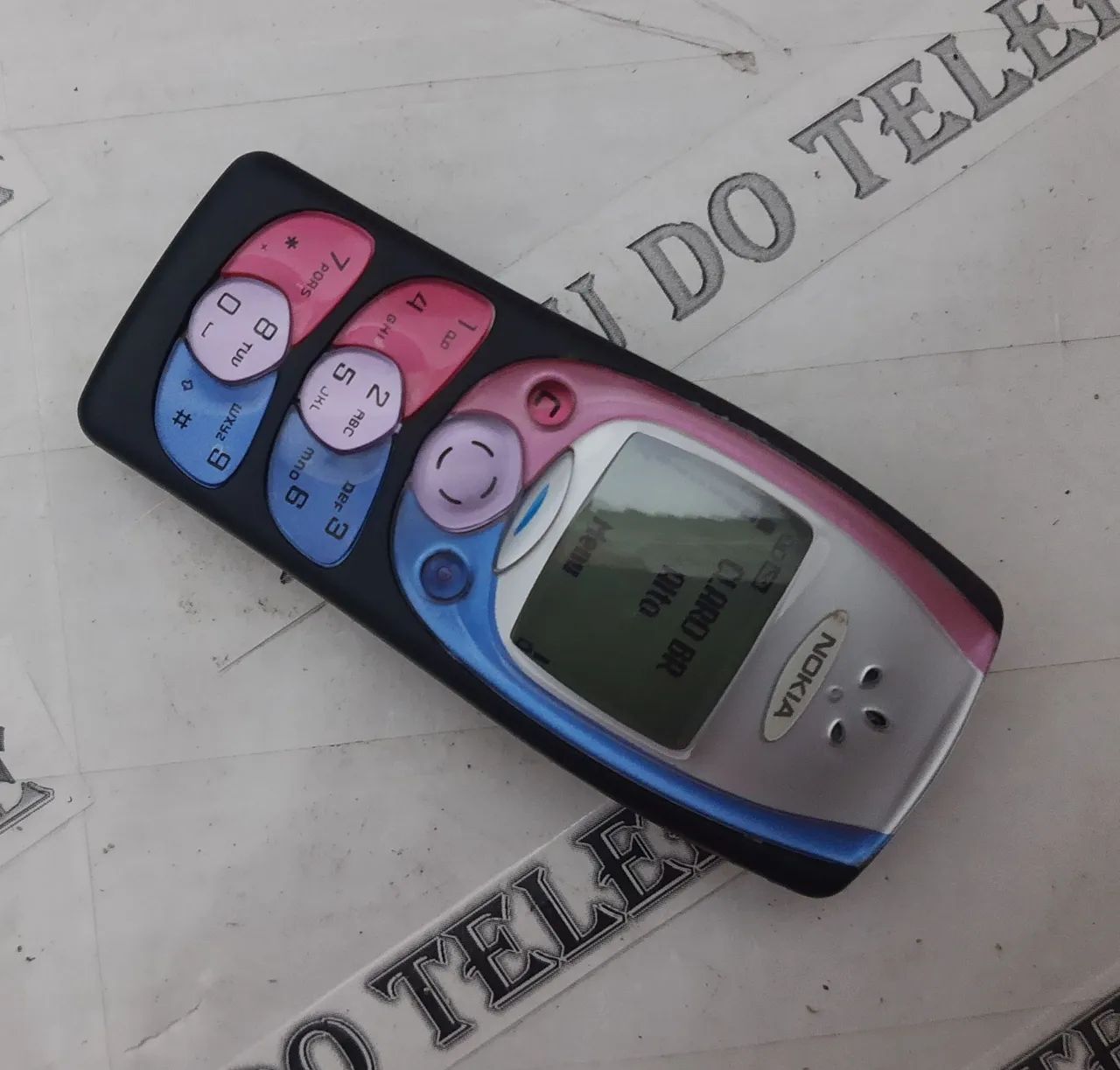 Nokia 2300 celular antigo ARCO-ÍRIS rádio de chip 