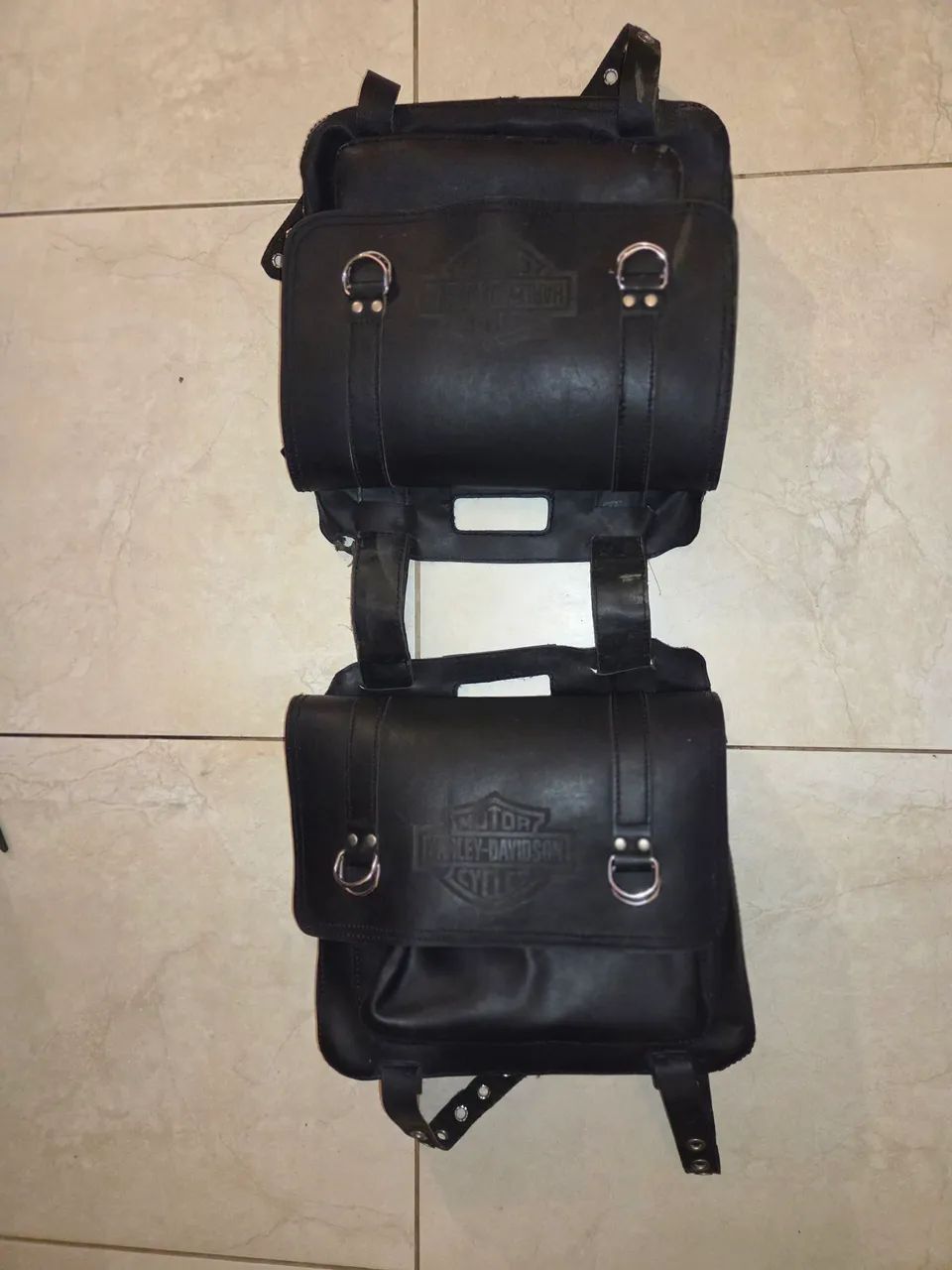 Bolsa de couro Harley Davidson 